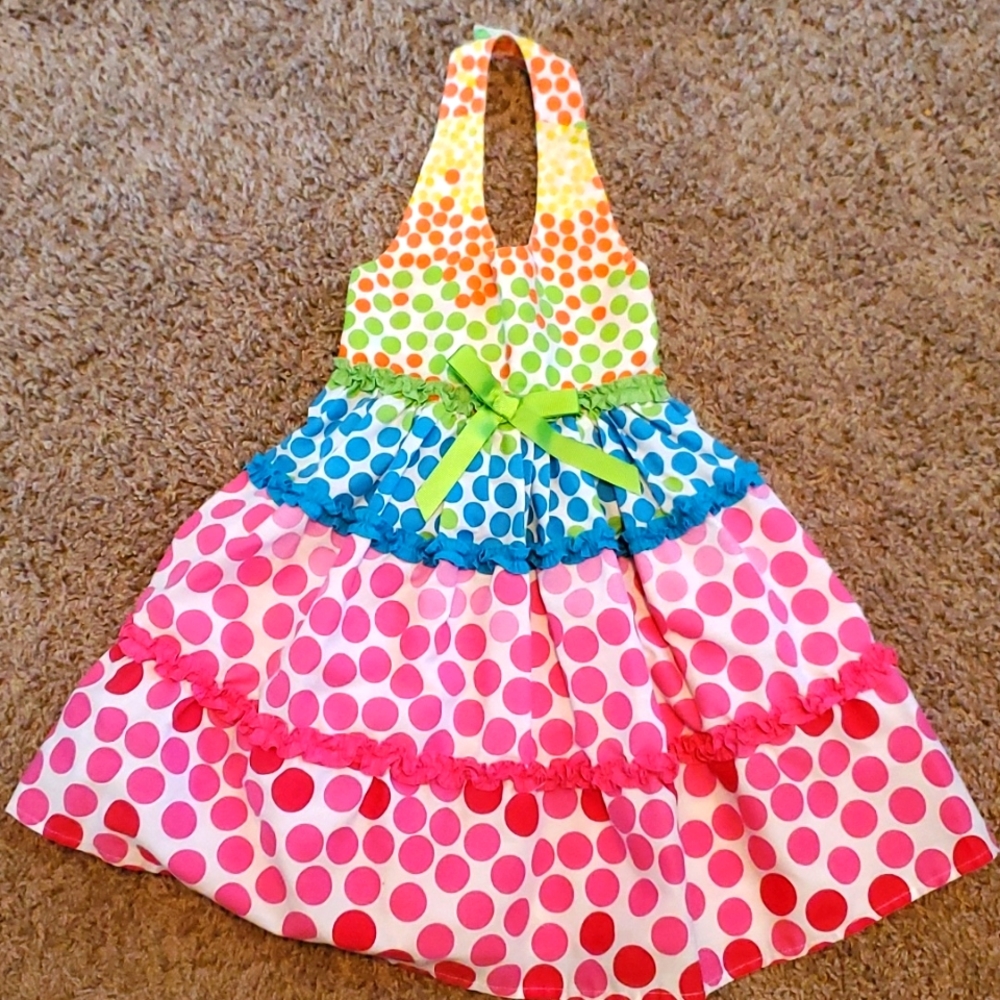Polka Dot Halter Dress